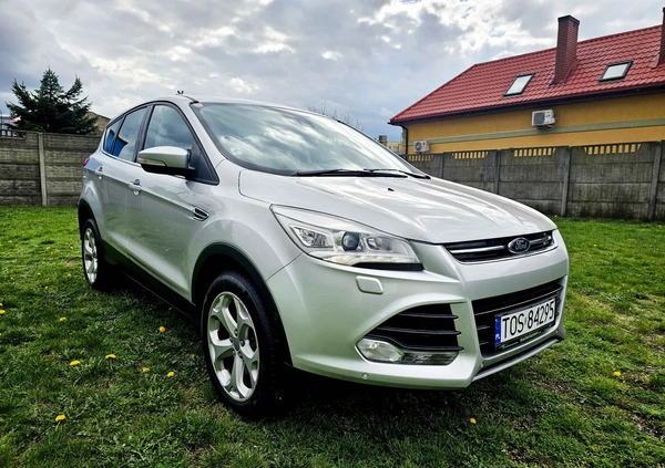 Ford Kuga cena 53900 przebieg: 199000, rok produkcji 2014 z Zielonka małe 436